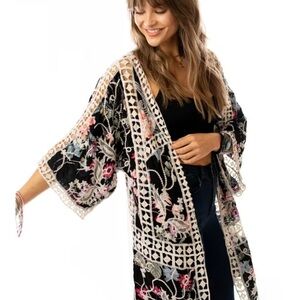 Boho Kimono Swim Cover-up